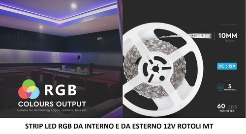Striscia led strip 12v 5mt - led,