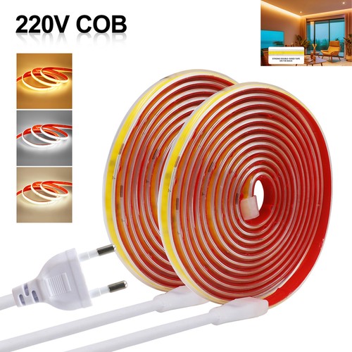 Striscia led cob 220v adesiva - led,