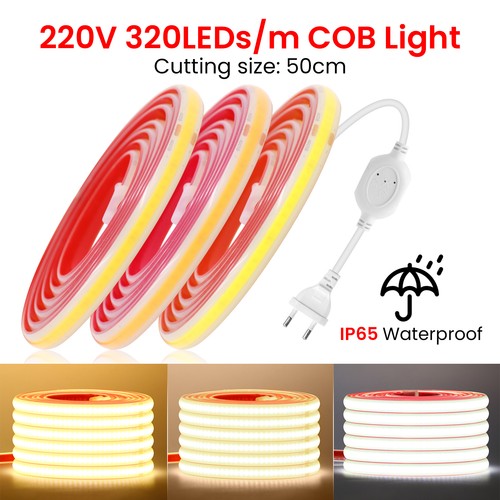 Striscia led cob 220v alta - striscia,