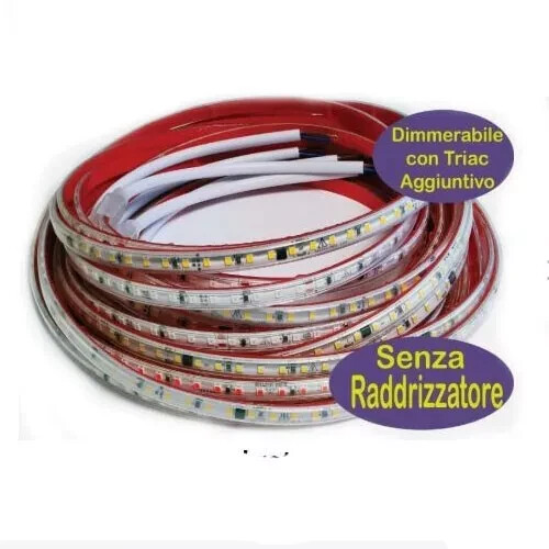 Striscia led bianca - 220, volt