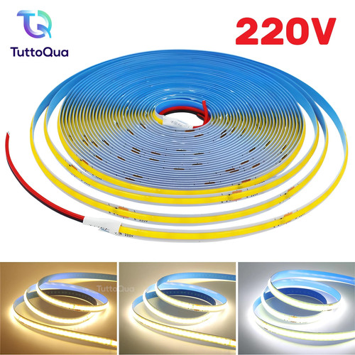 Striscia led 220v cob - striscia, alta