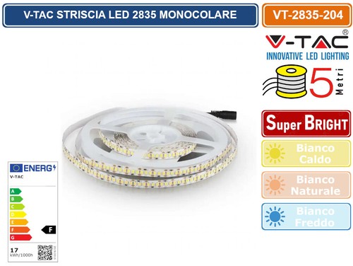 Tac striscia led - v-tac, 2835