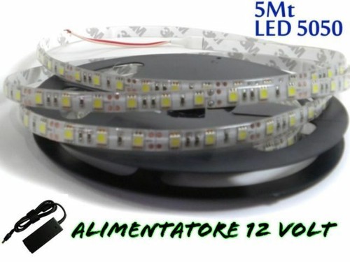 300 led 5050 strip striscia - striscia, 5m