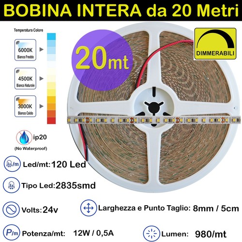 Striscia led bobina unica - striscia, in