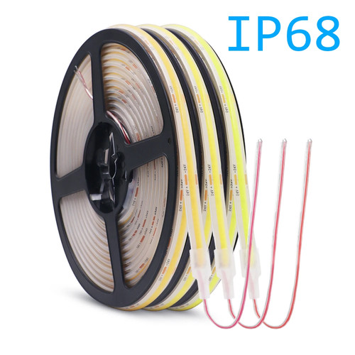 Striscia led cob 12v 24v - 24v, ip68