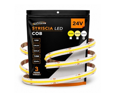 Striscia led cob 10mt - striscia,